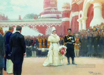  1897 Pintura Art%C3%ADstica - Discurso de Su Majestad Imperial el 18 de mayo de 1896 1897 Ilya Repin